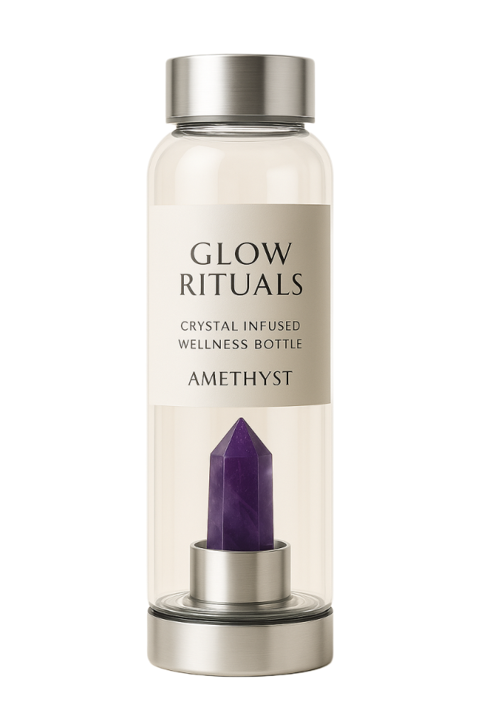 Product image of Crystal-Infused Wellness Bottles - Amethyst